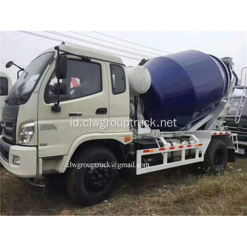 Foton 5 cbm mixer truck dijual